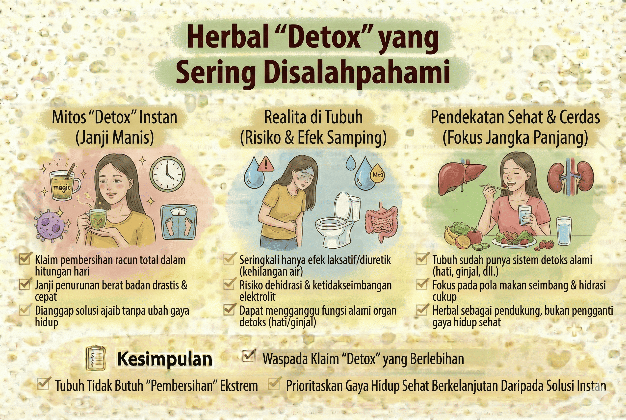 Herbal “Detox” yang Sering Disalahpahami